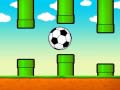 Spēle Flappy futbola bumba online