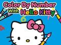 Spēle Krāsošana pēc numuriem ar Hello Kitty online