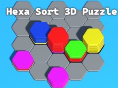 Spēle Hexa Kārtošana 3D Pužlis online