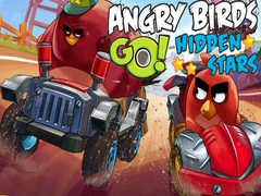 Spēle Angry Birds Go! Paslēptās zvaigznes online