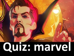 Spēle Viktorīna: Marvel online