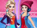 Spēle Princeses ziemas aktivitātes online