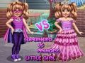Spēle Mazā meitene supervaroņi pret princese online