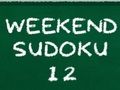 Spēle Nedēļas Nogales Sudoku 12 online