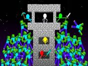 Spēle Stickman vs zombiji: episkā cīņa online
