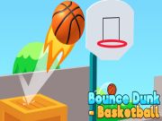 Spēle Bounce Dunk basketbols online