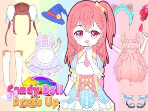 Spēle Candy lelle saģērbjas online
