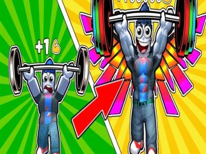 Spēle OBBY: sporta zāles simulators, aizbēgt online