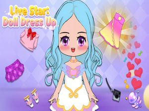 Spēle Live Star Doll saģērbt online
