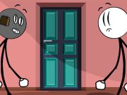 Spēle Stickman durvis un sala online