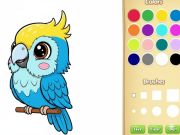 Spēle Kawaii dzīvnieku krāsojamā grāmata online