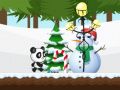 Spēle Ziemassvētku Pandas Skrējiens online