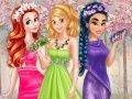 Spēle Pavasara princeses kleitu krāsas online