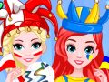 Spēle Лучшие друзья: Чемпионат мира по раскраске лиц online