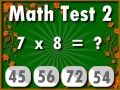 Spēle Matemātikas Tests 2 online