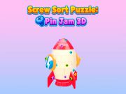 Spēle Skrūvju kārtošanas mīkla: Pin Jam 3d online