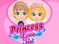 Spēle Princeses mīlestības tests online