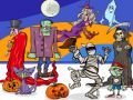 Spēle Atrodiet 5 atšķirības Halloween online