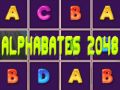 Spēle Alfabēts 2048 online