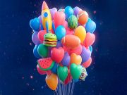 Spēle Apvienot 3D- atbilstības 3 baloniem online