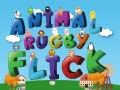 Spēle Dzīvnieku Rugby Flick online