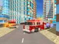 Spēle Uguns pilsētas glābšanas kravas automašīnas braukšanas simulators online