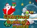Spēle Ziemassvētku Burbuļi Match 3 online