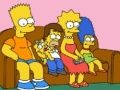 Spēle Simpsons puzle online