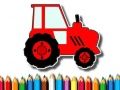 Spēle Vieglā krāsošana bērniem - Traktors online