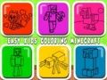 Spēle Viegls krāsošanas spēles bērniem Minecraft online
