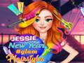 Spēle Jessie Jaunais Gads #Glamūras Frizūras online