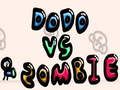 Spēle Dodo pret zombijiem online
