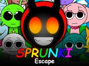 Spēle Sprunki 3d bēgšana online