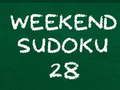 Spēle Nedēļas Nogales Sudoku 28 online