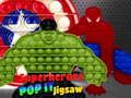 Spēle Supervaroņi Pop It Puzzle online