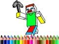 Spēle Atpakaļ skolā: Minecraft krāsošana online