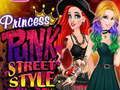 Spēle Princese punk ielu stila konkurss online