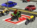 Spēle Supervaroņu pilsētas velosipēdu stāvvietas spēle 3D online