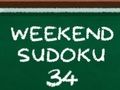 Spēle Nedēļas Nogales Sudoku 34 online