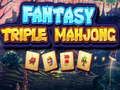 Spēle Fantāzijas Trīskāršais Mahjong online