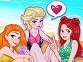 Spēle Princeses pludmales ballīte online