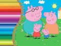 Spēle Krāsu grāmata Peppa Pig online Spēle Krāsu grāmata Peppa Pig online