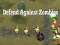 Spēle Aizsargāties pret zombijiem online Spēle Aizsargāties pret zombijiem online