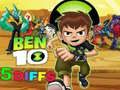 Spēle Ben 10 5 Atšķirības online Spēle Ben 10 5 Atšķirības online