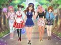 Spēle Augstskolas Anime Apģērbs online