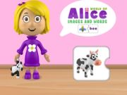 Spēle Alises Pasaule Attēli un Vārdi online