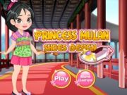 Spēle Princeses Mulan apavu dizains online
