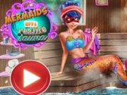 Spēle Sirēnas BFFs Reālā Sauna online