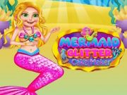 Spēle Mermaid Mirdzošais Kūku Pagatavotājs online