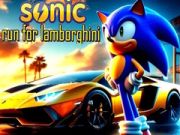 Spēle Soniks Skrien pēc Lamborghini online Spēle Soniks Skrien pēc Lamborghini online
